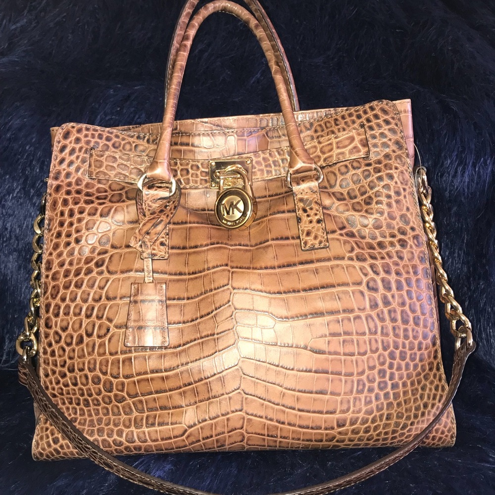 Michael Kors Large Hamilton Satchel Bag